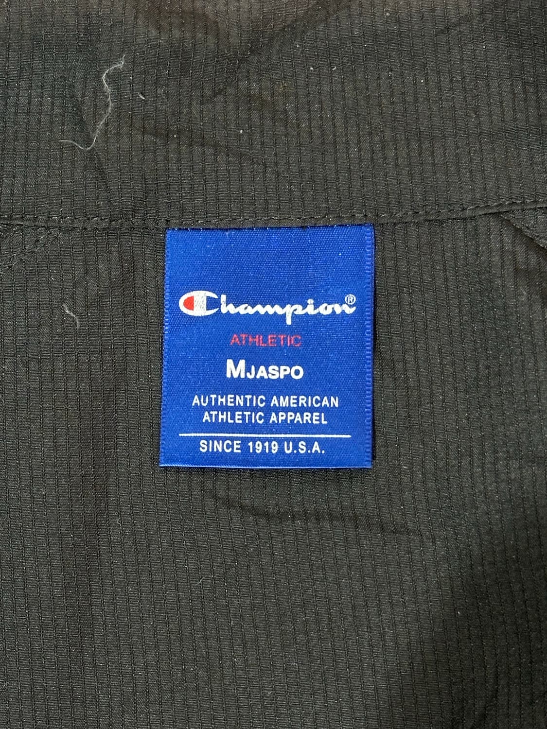 챔피온 블랙 골드 레터링 자수 바람막이 자켓 M 상품이미지7