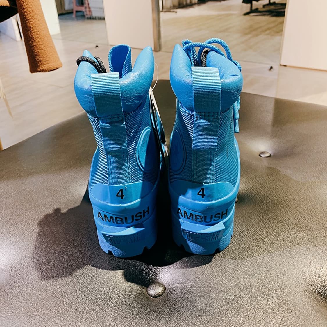 컨버스 X 앰부쉬 콜라보 남녀공용 블루 덕 부츠 상품이미지4