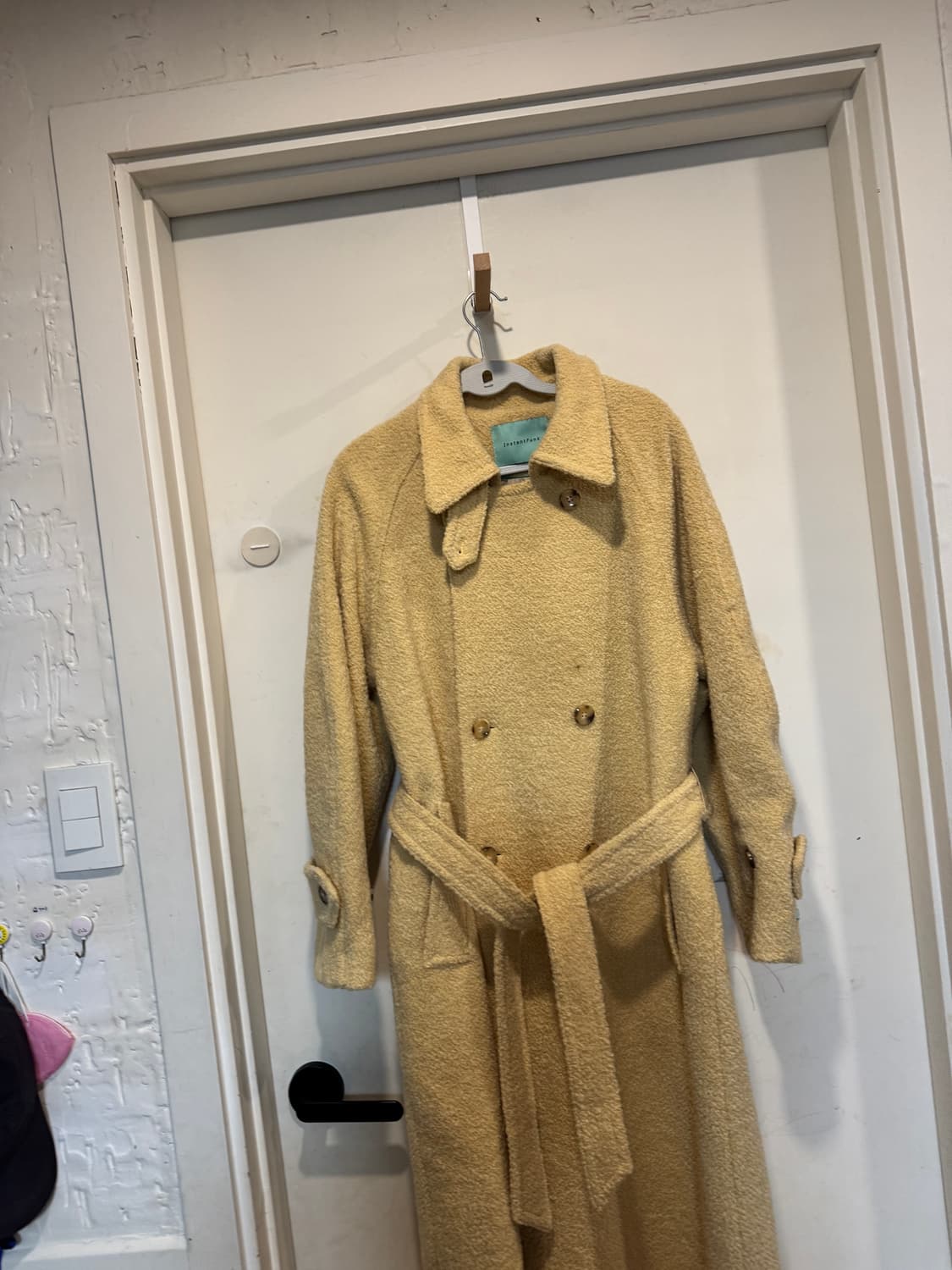 인스턴트펑크 벨티드 더블 울 코트 상품이미지4