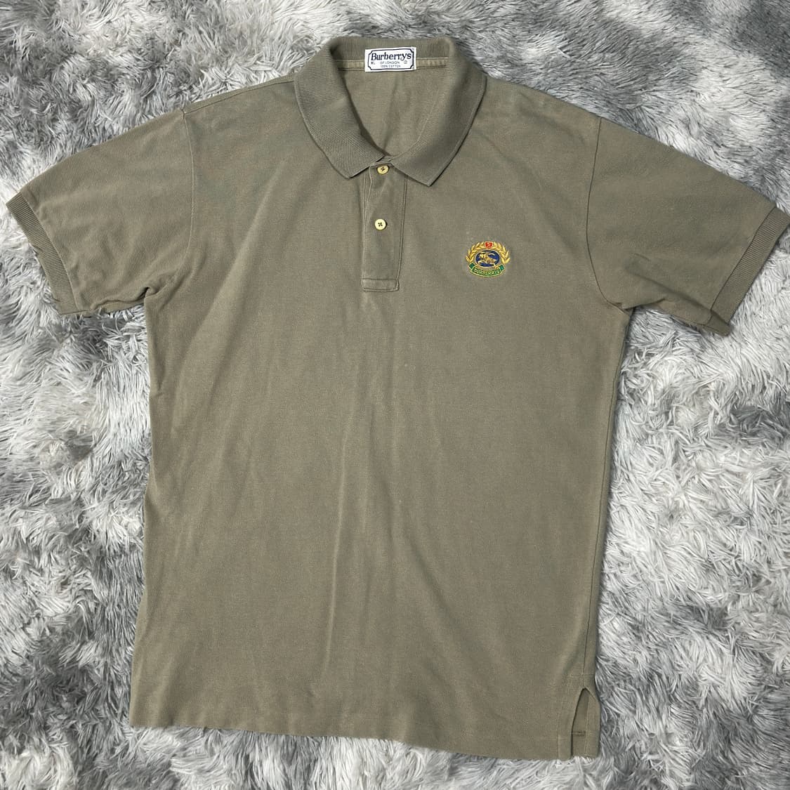 버버리 90s 폴로 반팔티 빈티지 XL 상품이미지1