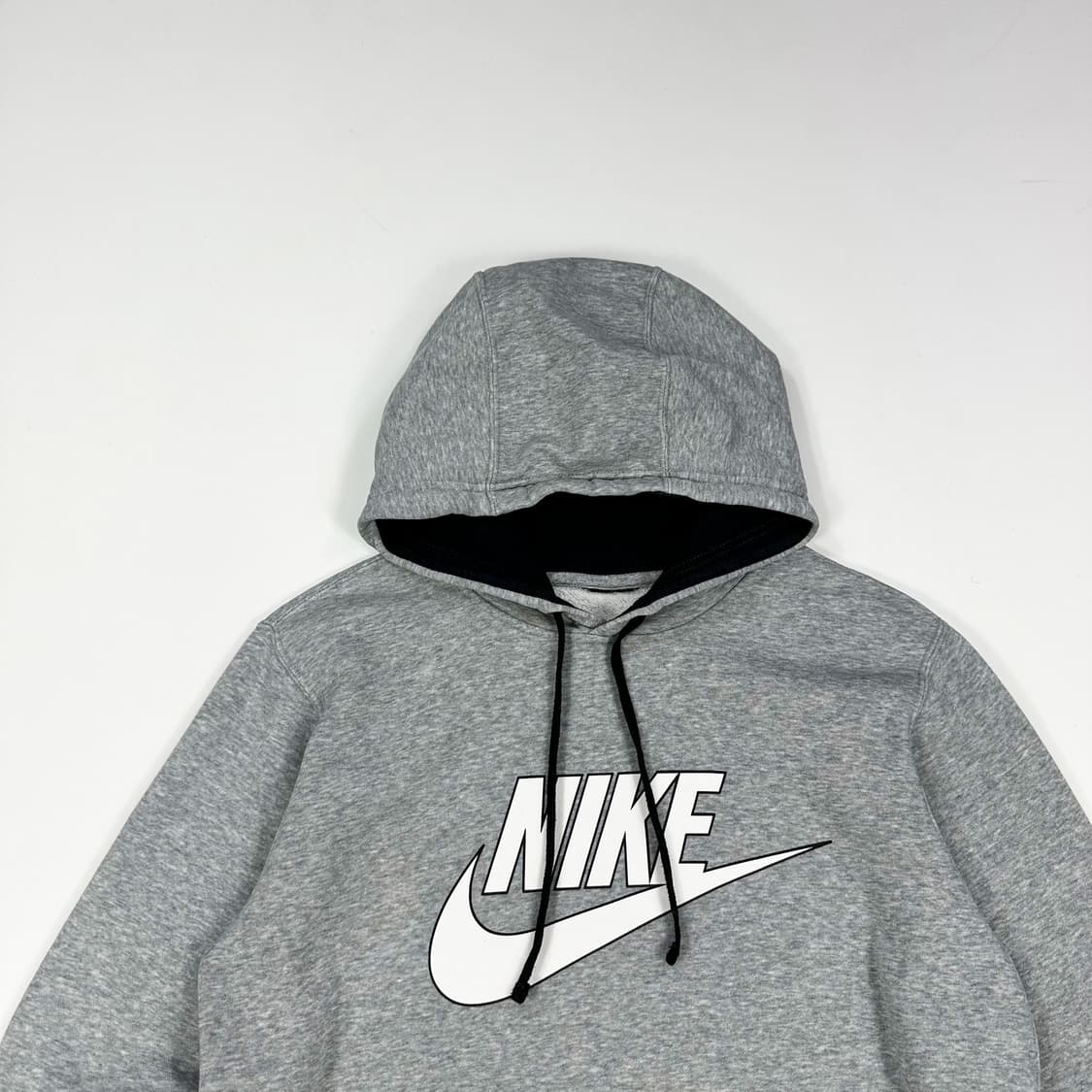나이키 퓨추라 빅로고 그레이 후드티 (M) 상품이미지1