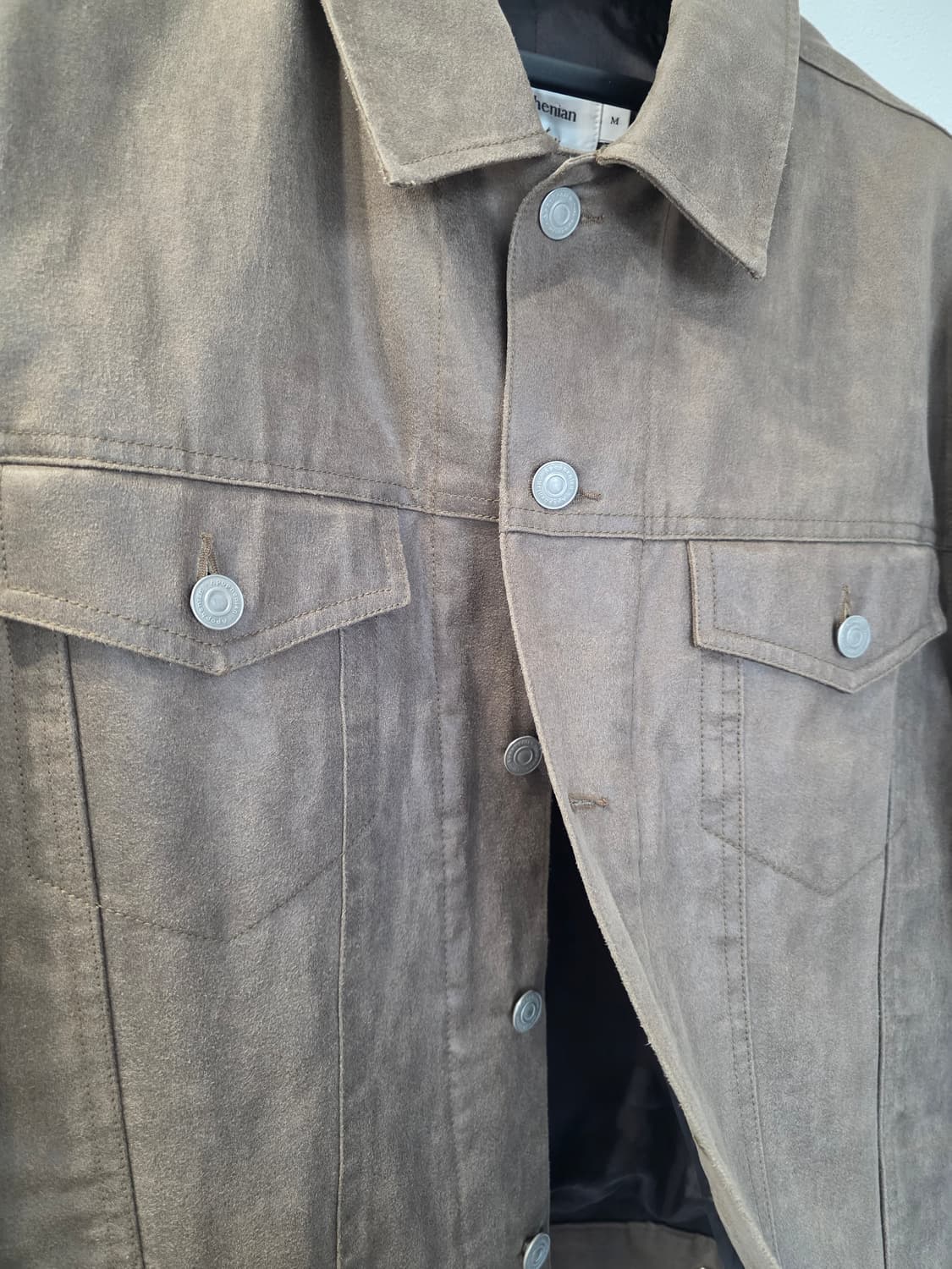 아포페니안 레더 트러커 자켓 상품이미지3