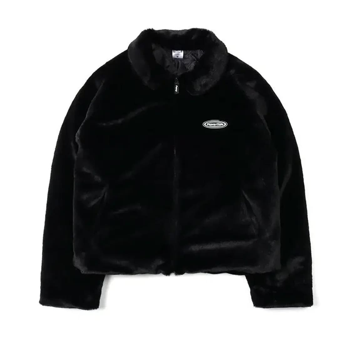 NastyFancyClub 코지 퍼 자켓 블랙 상품이미지1