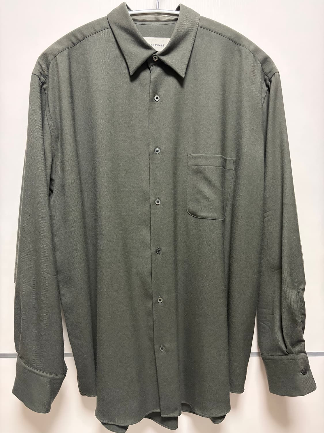 마카웨어 24fw Comfort Fit Shirt Olive 상품이미지1