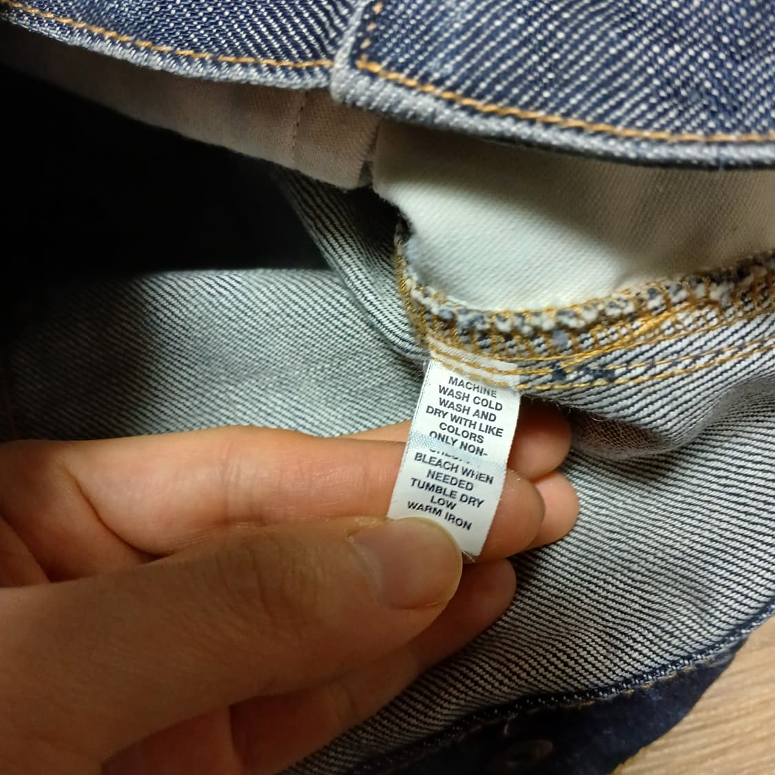 GAP 갭 데님 우먼 스냅버튼 청자켓 상품이미지10