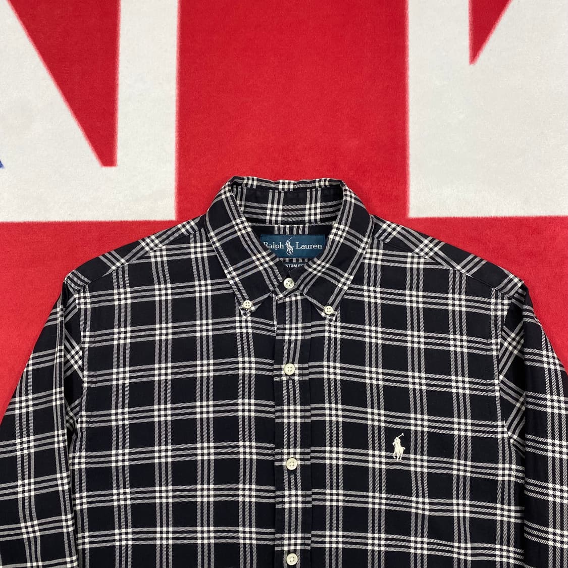 폴로 체크 셔츠 S 실측 M  상품이미지3