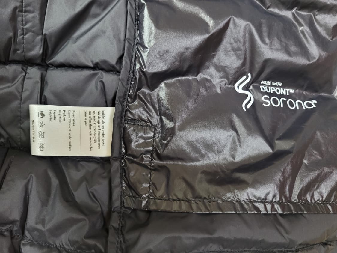 남자 소로나 sorona 경량패딩 100 블랙 상품이미지10