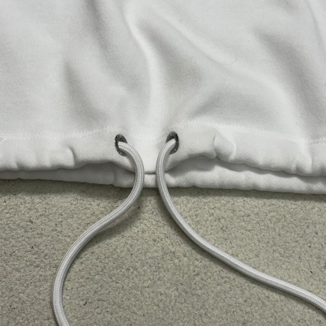 DKNY 크롭 후드티 화이트 XL 상품이미지6