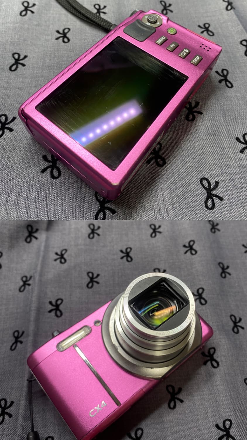 레어✨작례👌-Ricoh cx4 핑크디카 🎀 상품이미지5