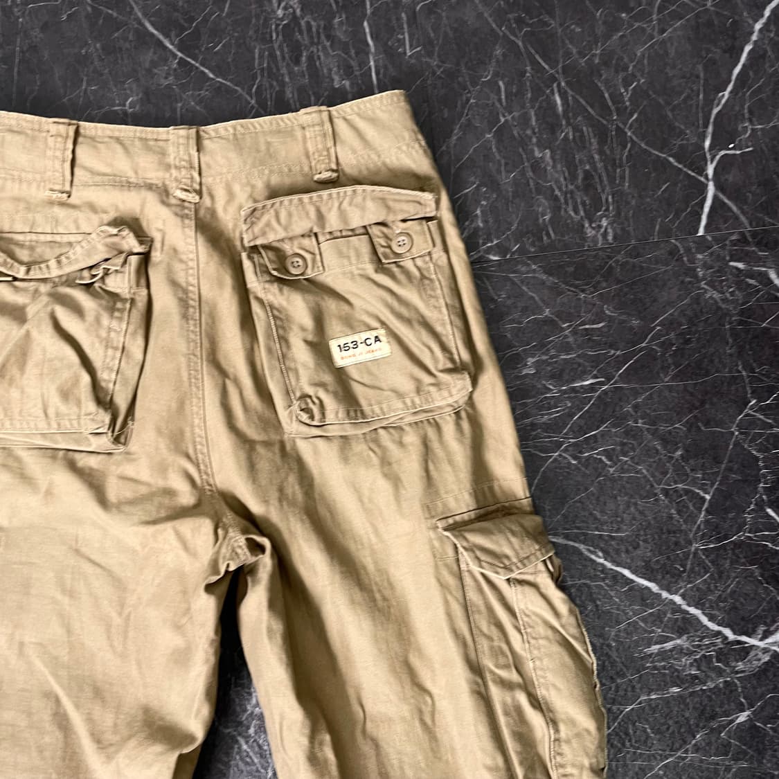 멀티포켓 조거 스트링 와이드 카고 팬츠 상품이미지8