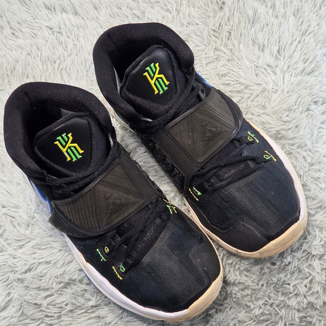 5a-11:나이키 카이리 6 블랙 블루 글로우(245) 상품이미지5