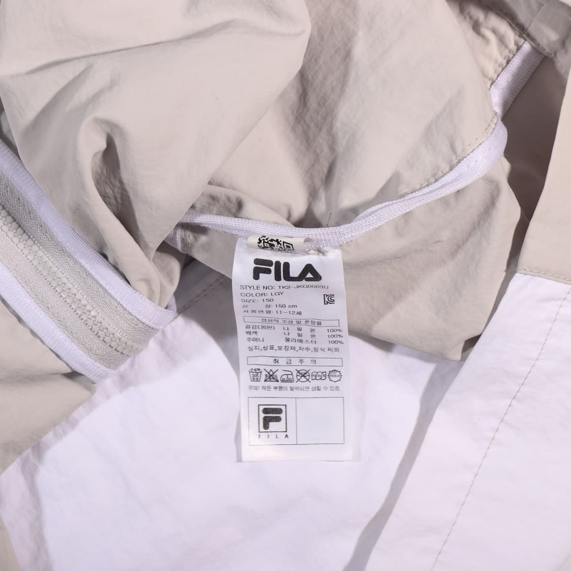 휠라 후드 바람막이 자켓 B671 상품이미지4