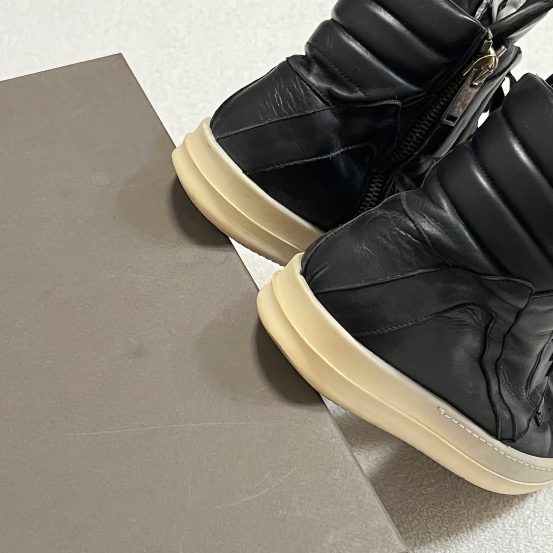 릭오웬스 13FW 지오바스켓 모노크롬 LPO 검검흰 상품이미지5