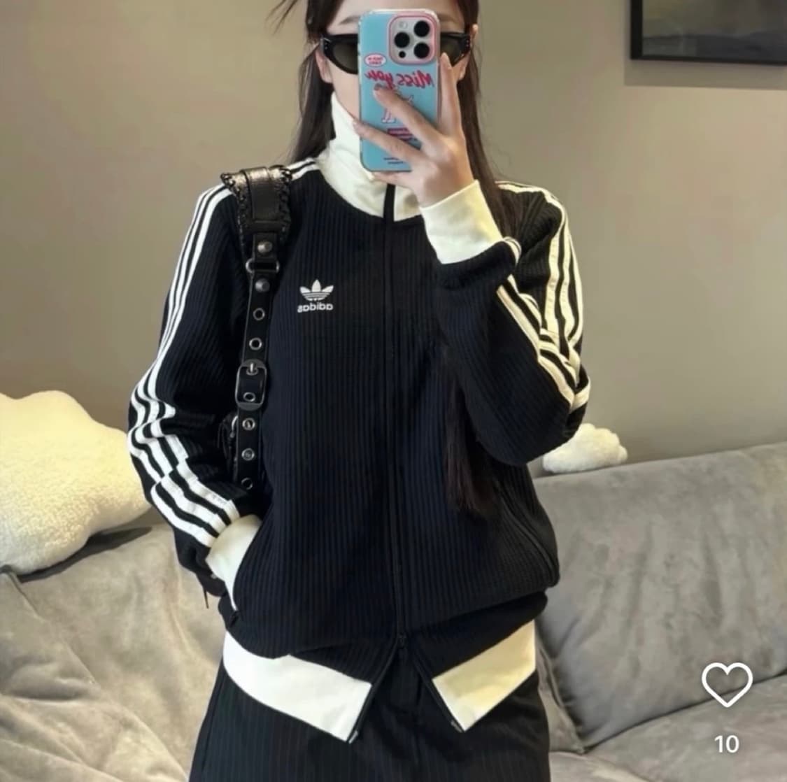 아디다스 베켄바우어 와플 져지 블랙 화이트 XL 상품이미지1