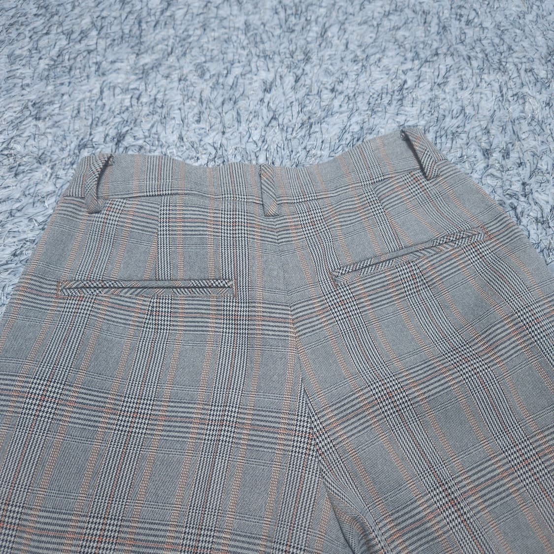 SJSJ) 61-90 와이드체크바지 춘추슬랙스 / 왕눈이샵 상품이미지6