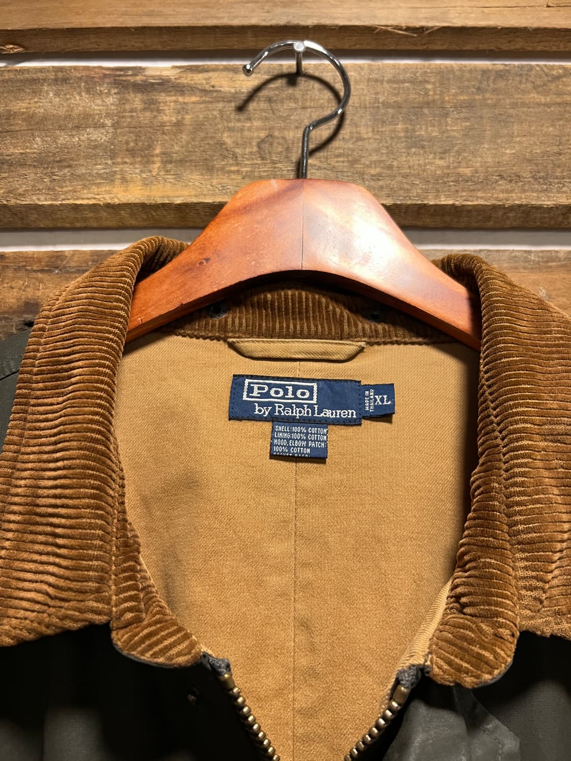 [XL]폴로 랄프로렌 코튼 라이닝 왁스드 헌팅 자켓 상품이미지2