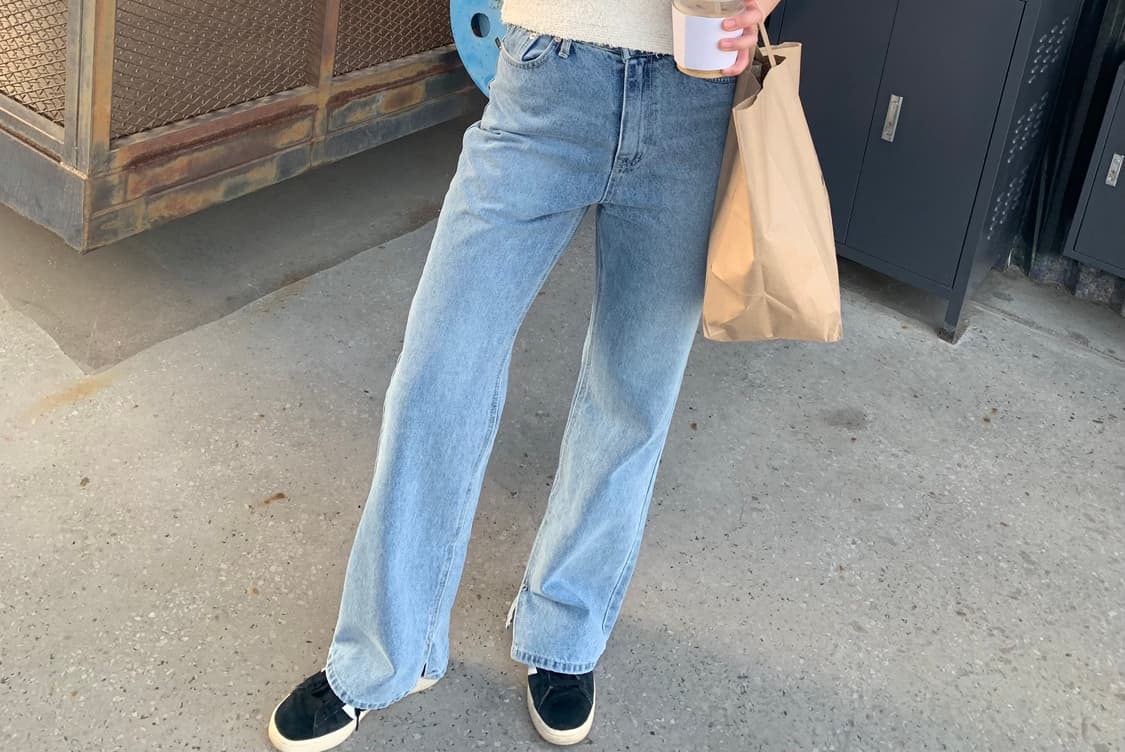 연청 부츠컷 데님 상품이미지4