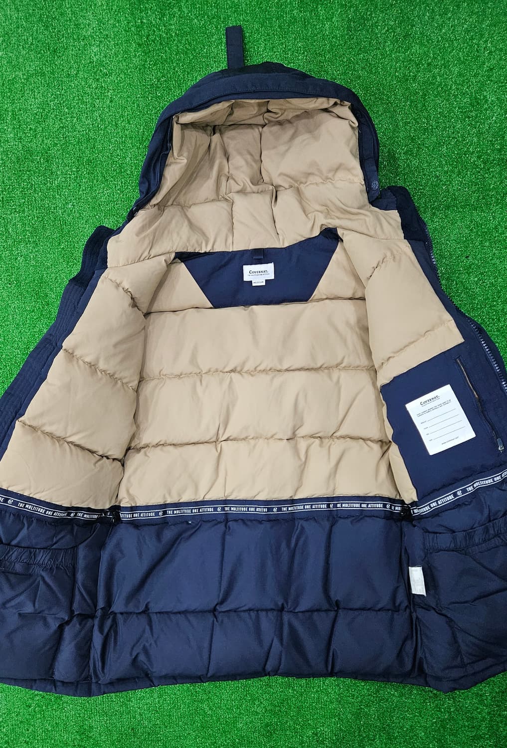 커버낫 남성 덕다운패딩 M 네이비 상품이미지3