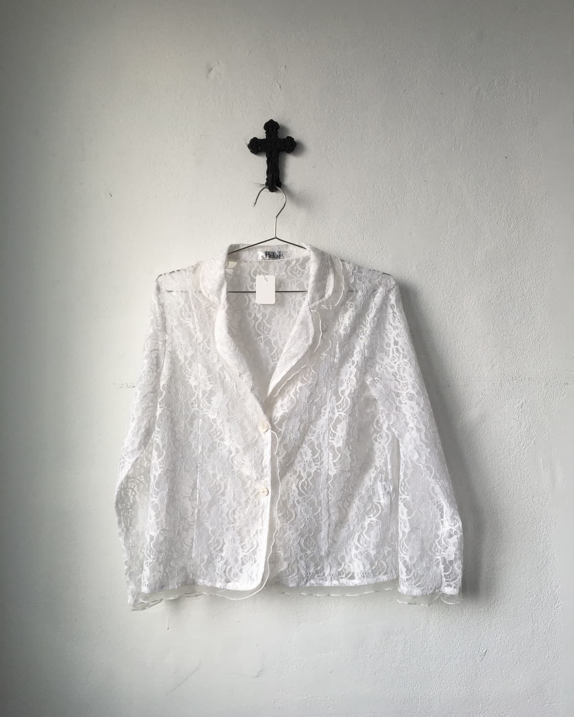 Flower pattern see through jacket 상품이미지2