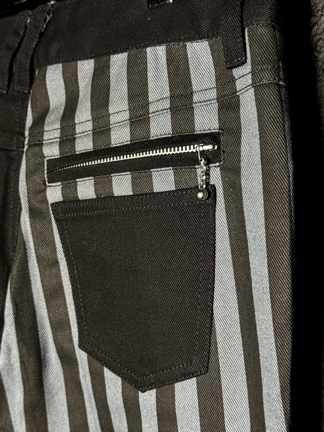 HELL CAT PUNKS – Striped Skinny Pants  상품이미지7