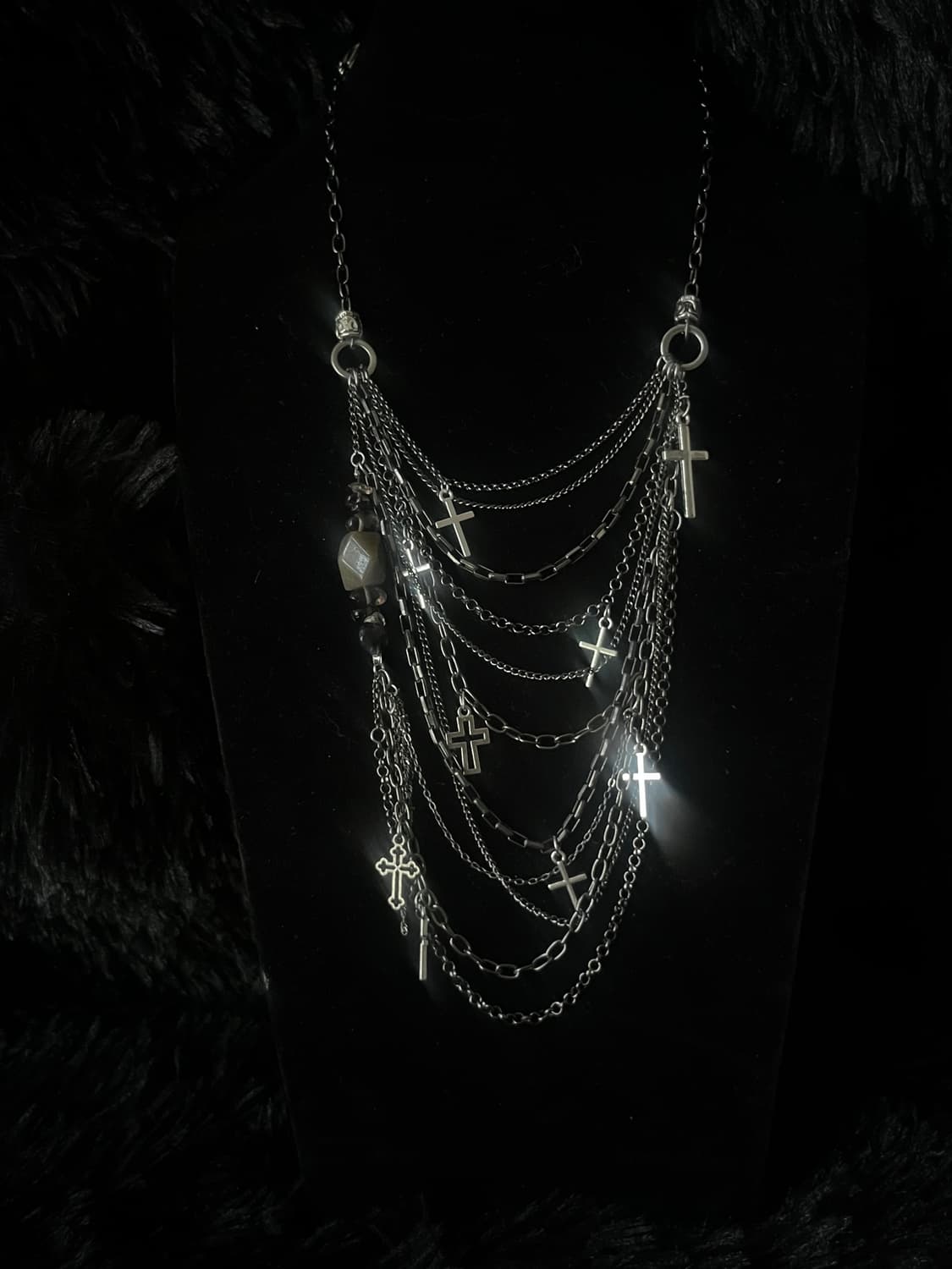 Layering cross custom necklace 상품이미지3
