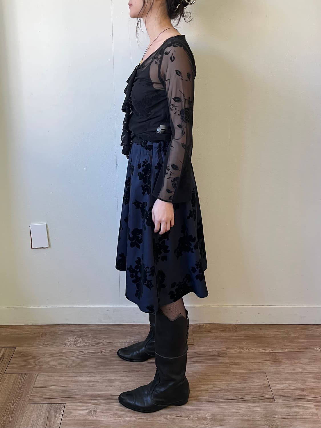 G.F. 블랙 시스루 탑 상품이미지8