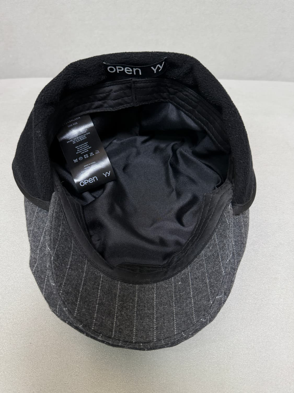 오픈와이와이 bicycle foldable ear flaps gray 상품이미지3