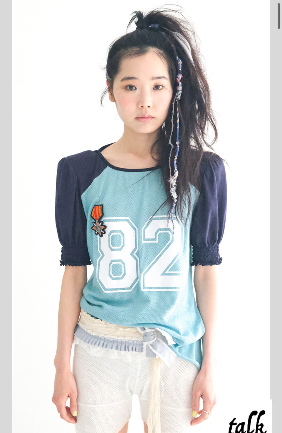 구함) 샵페어리 pad shoulder reglan half top 패드 상품이미지1
