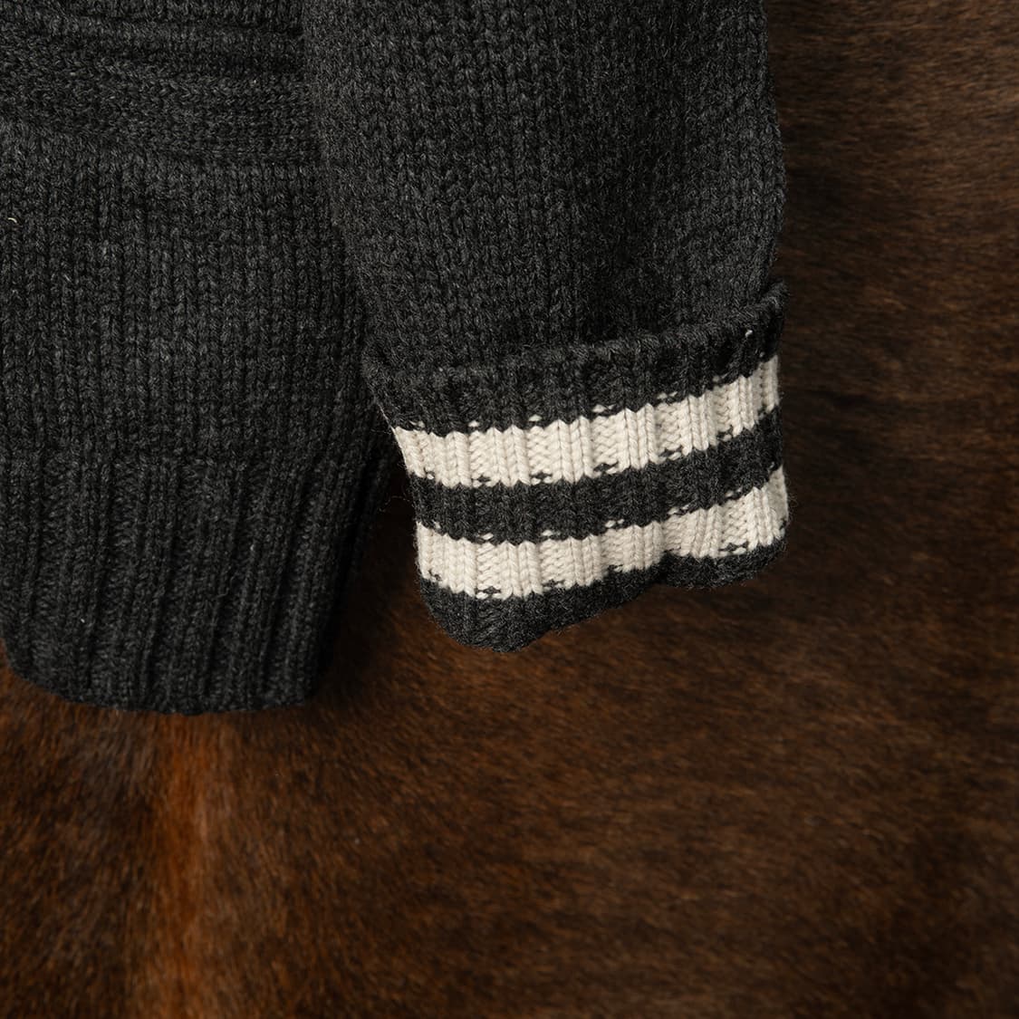 [95] 라코스테 숄카라 울 가디건 그레이 MT-1411  상품이미지5