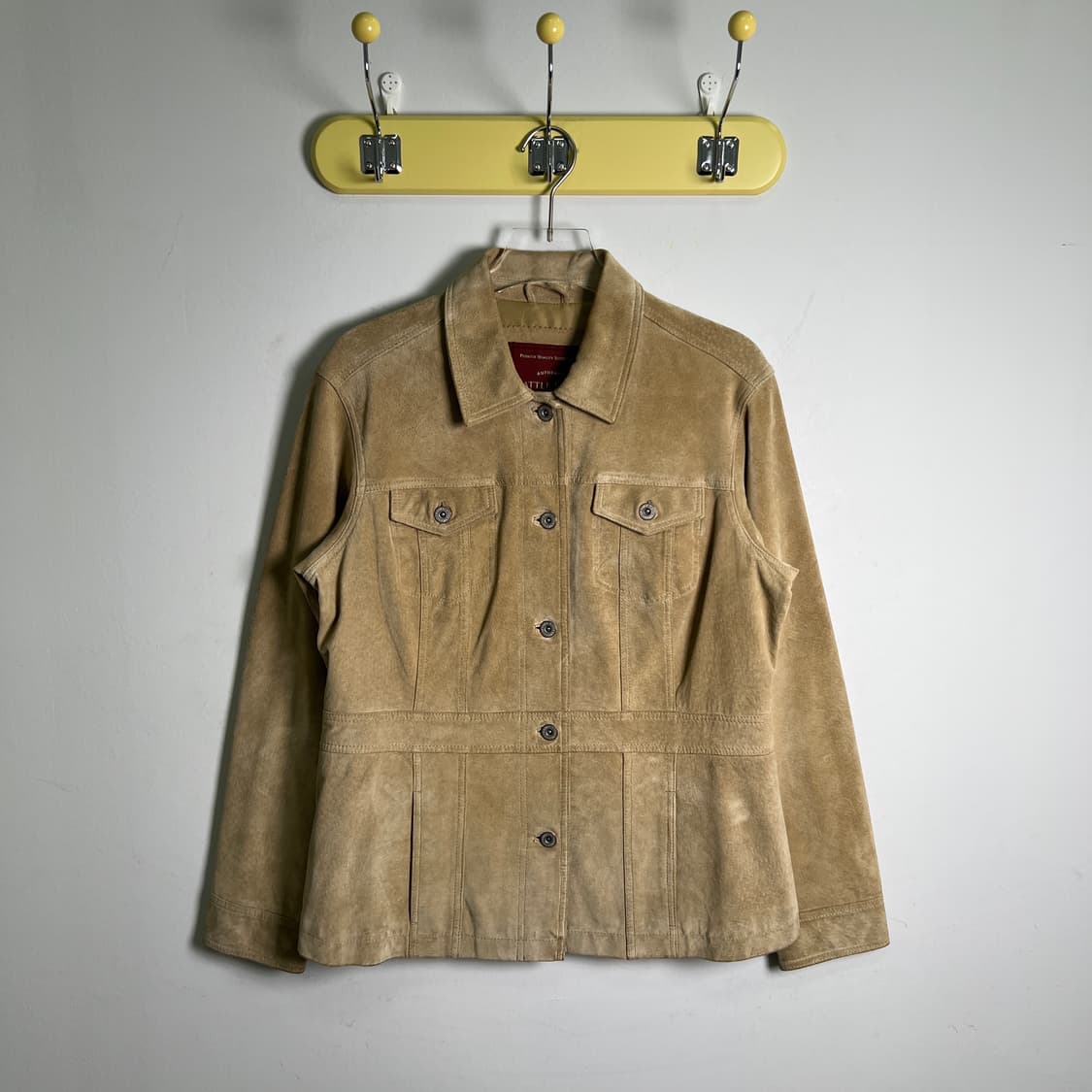 에디바우어 베이지 스웨이드 자켓 L 상품이미지1