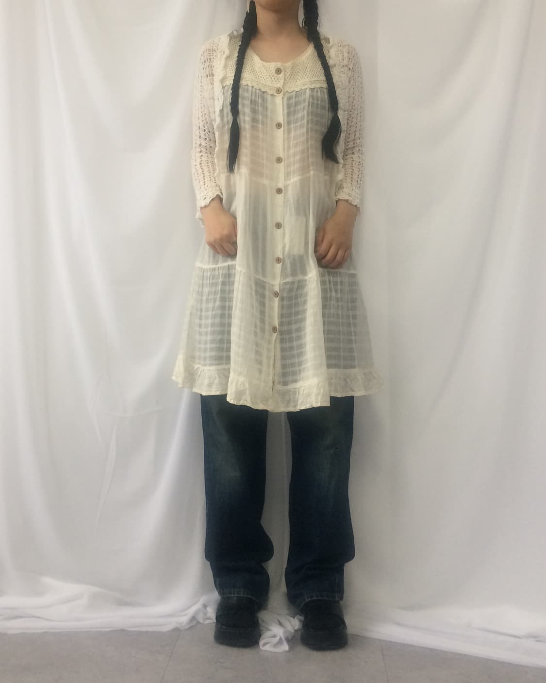Crochet open knit cardigan 상품이미지6