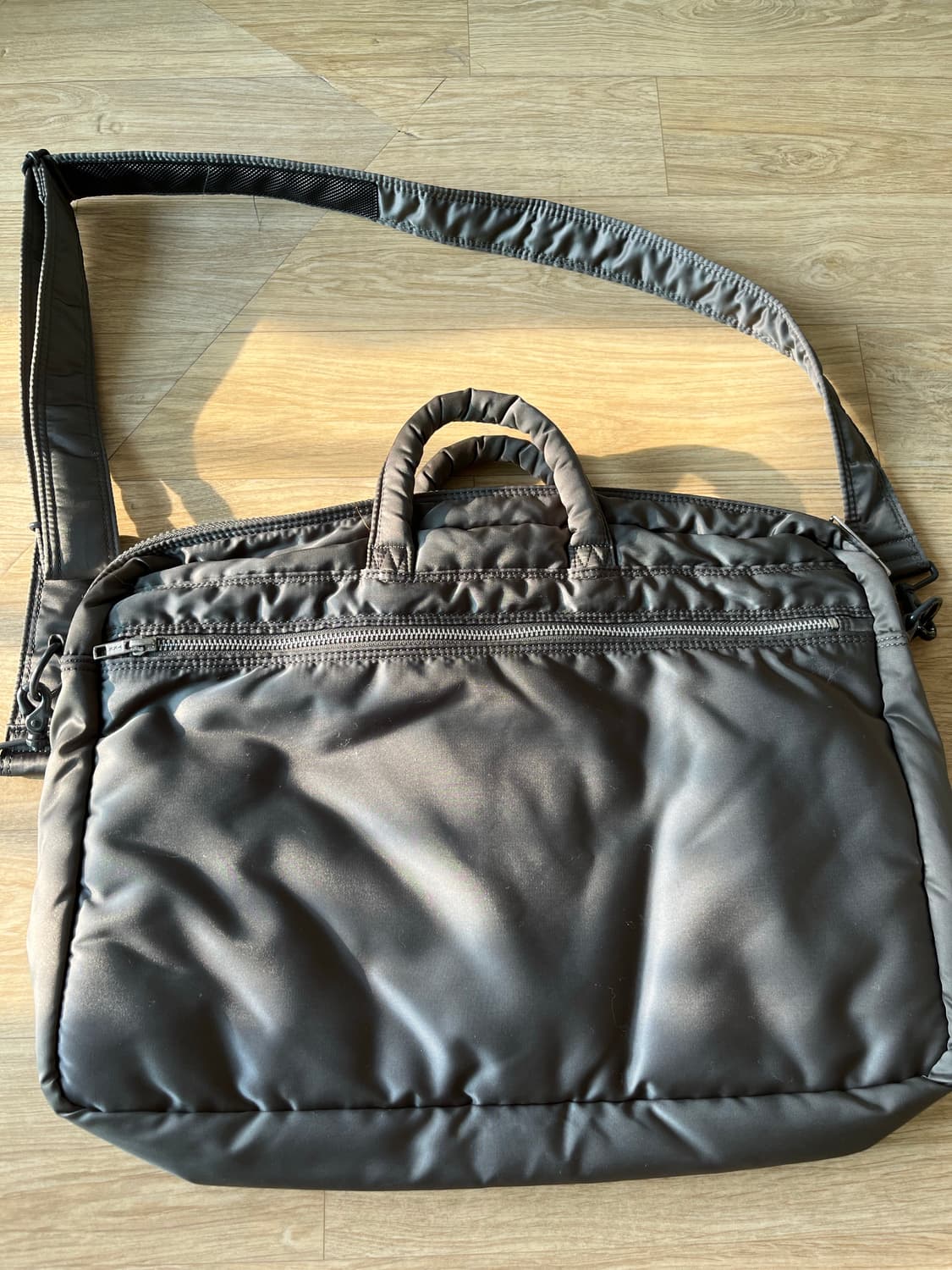 요시다 포터 탱커 2way 브리프케이스 실버 그레이 622-79311 상품이미지3