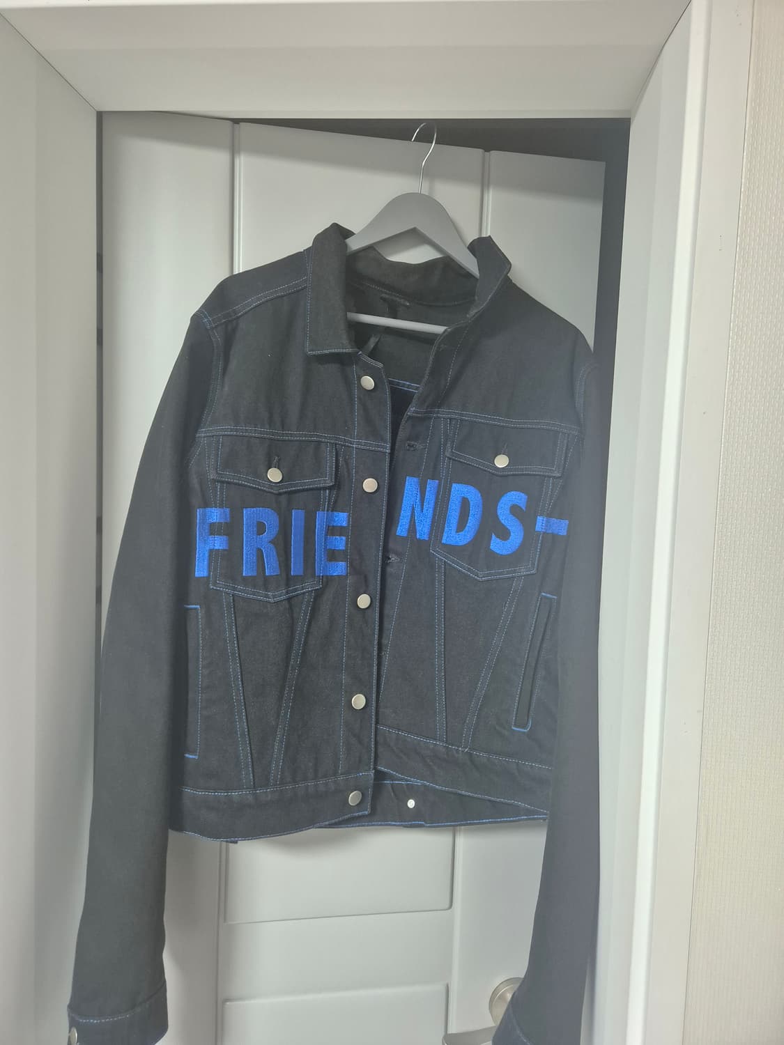 브이론 데님 자켓 블루 L 상품이미지3
