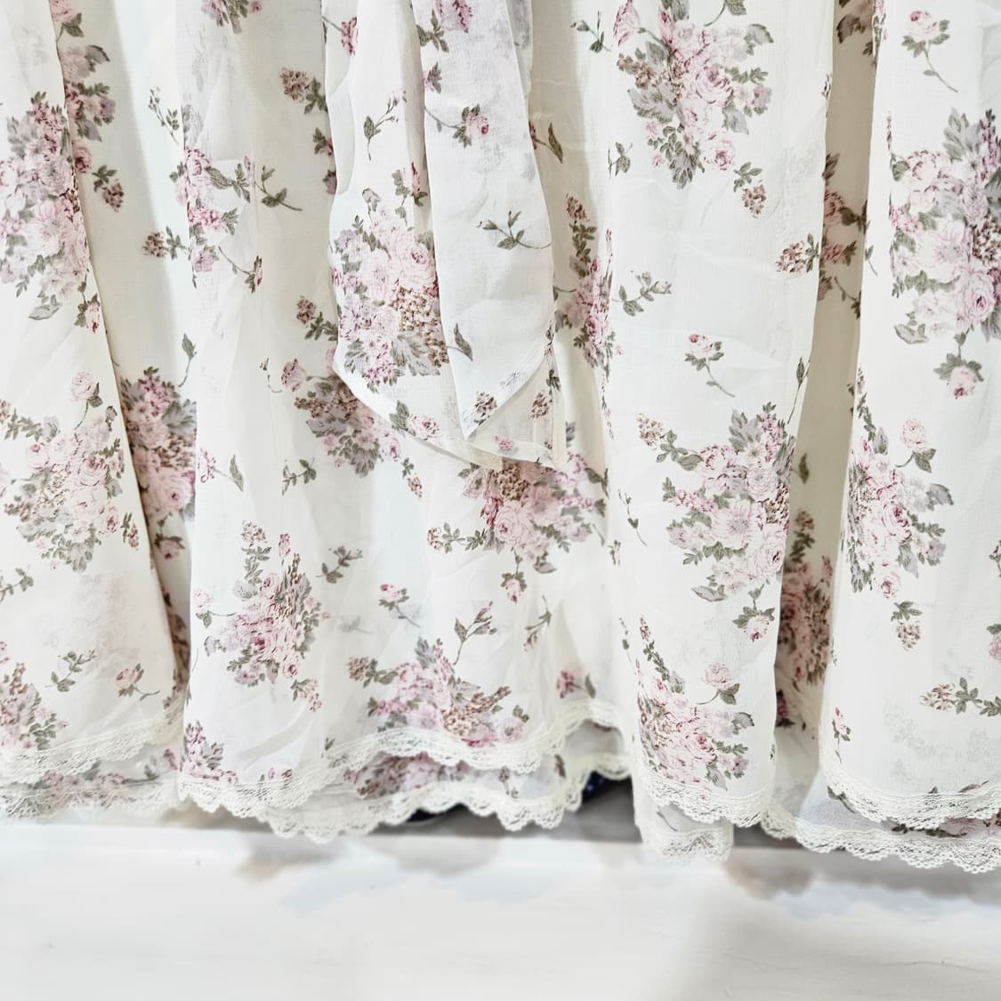 (LEST ROSE) 플라워 레이스 스커트 상품이미지3