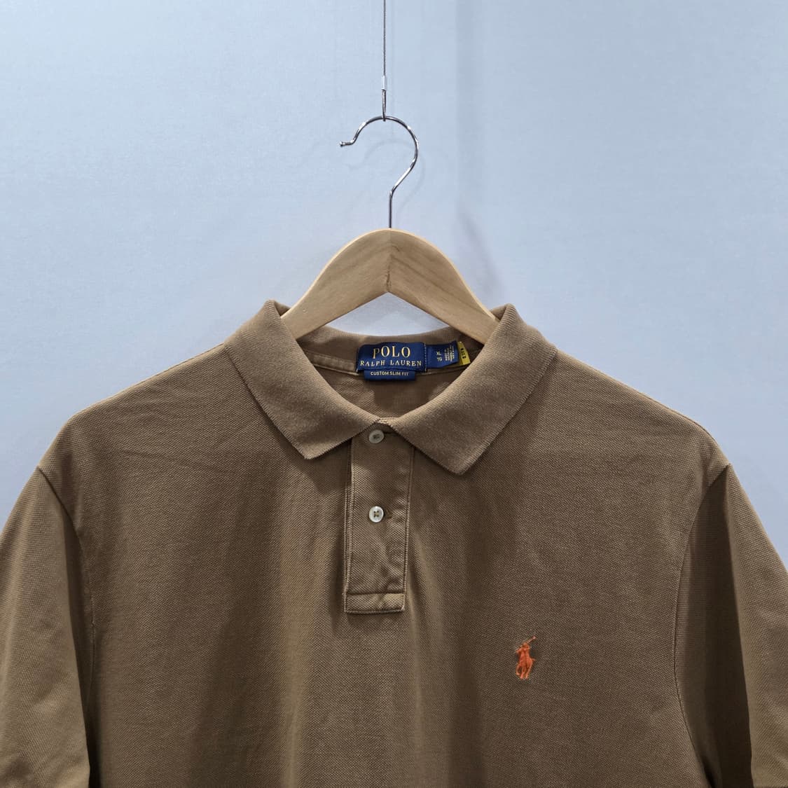 폴로랄프로렌 피케 카라 반팔티 베이지 XL  상품이미지2