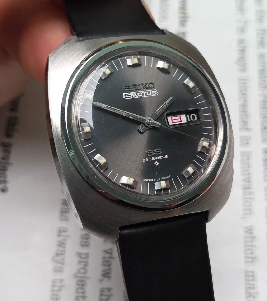 레어] 빈티지 세이코 SS 옥토점보 그레이 희귀모델 한자 데이데이트 
 상품이미지8