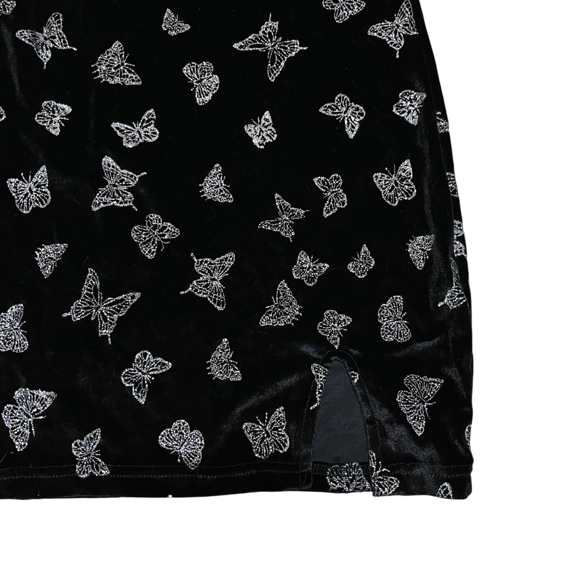 black Butterfly Velvet Sexy Mini dress 상품이미지3