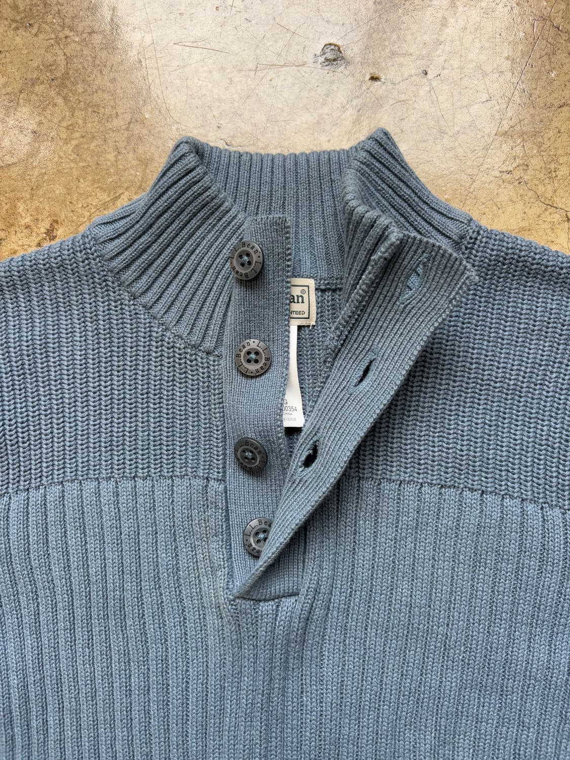 엘엘빈 LLBean 헨리넥 코튼 스웨터 상품이미지2