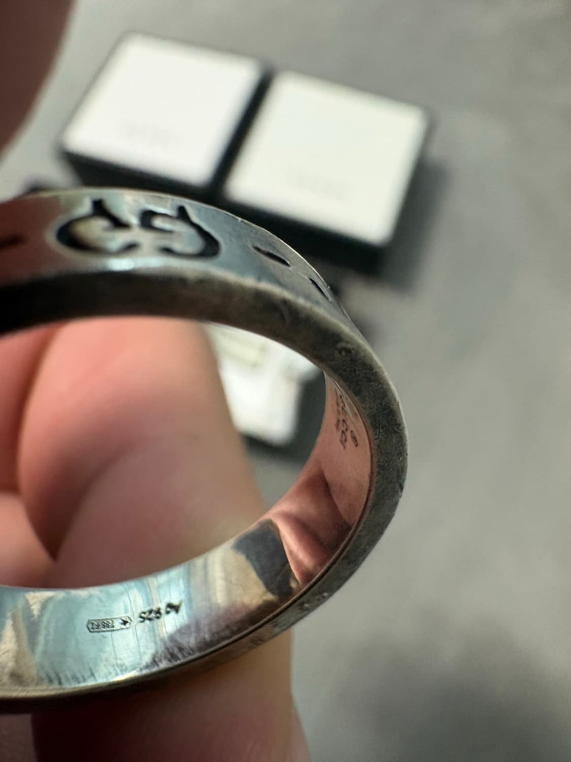 구찌 실버 고스트링 6mm,4mm / 23호,9호 상품이미지4