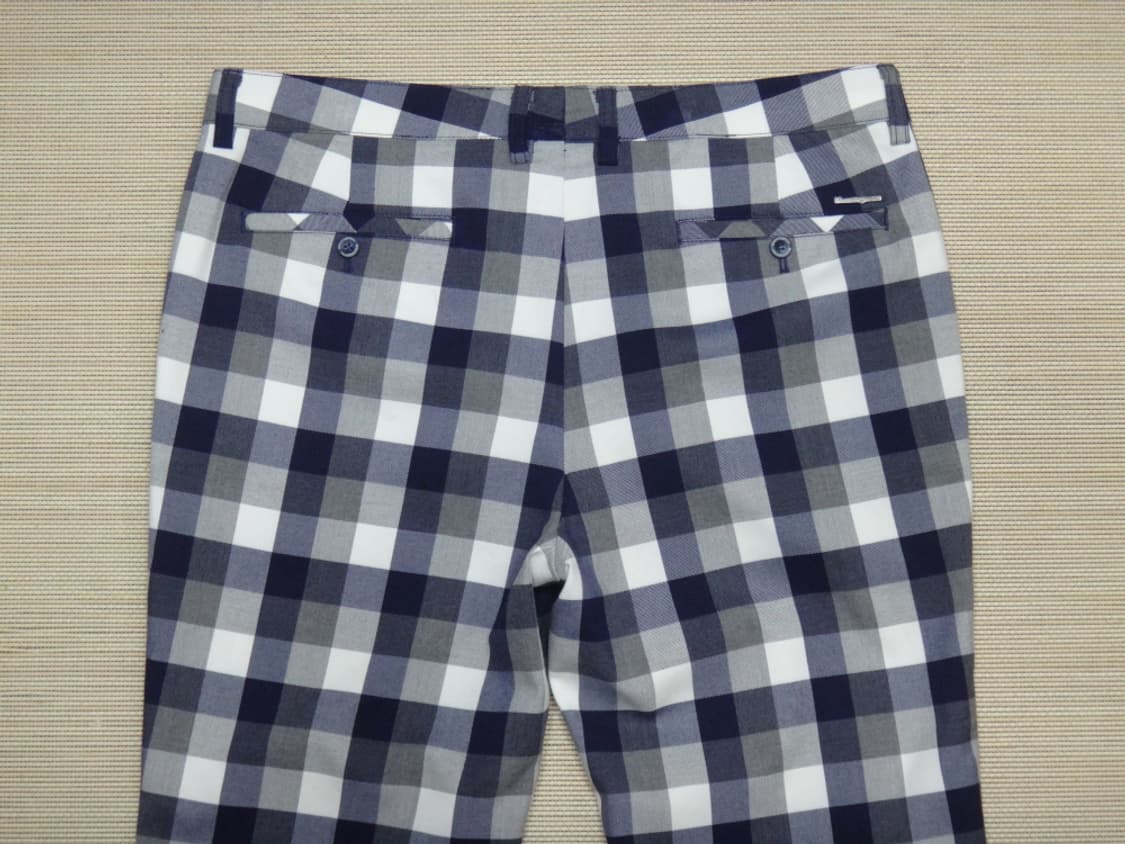 (35인치) MUNSINGWEAR 먼싱웨어 체크 골프팬츠 상품이미지5