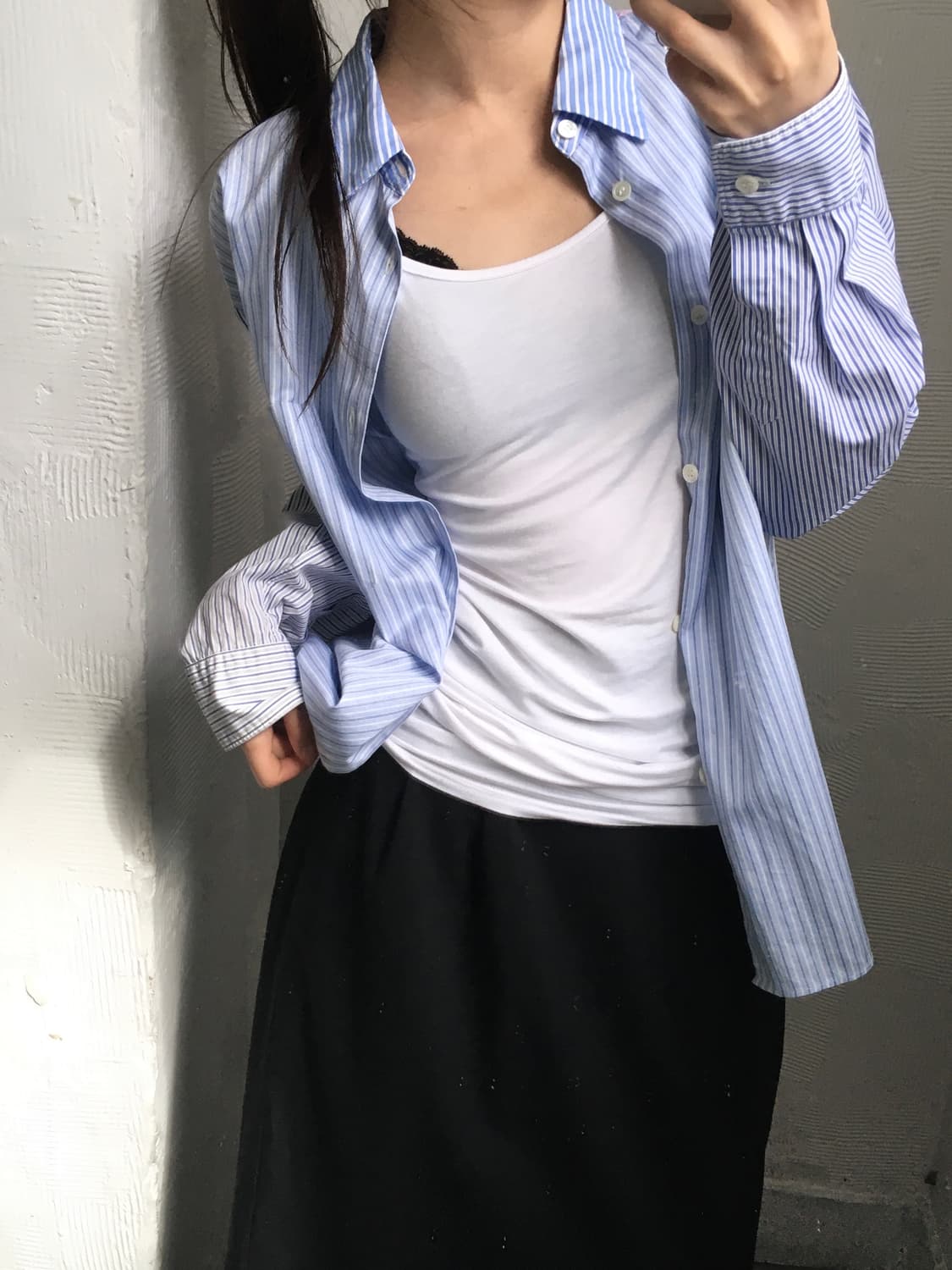 꼼데가르송 옴므 듀스 멀티 스트라이프 셔츠 상품이미지2