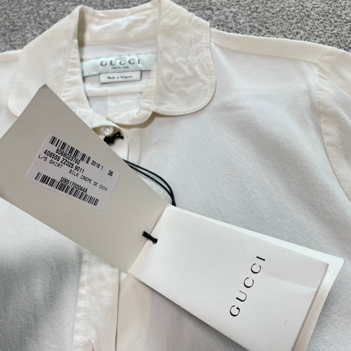 (새상품) 구찌 정품 화이트 블라우스 셔츠 36 상품이미지6