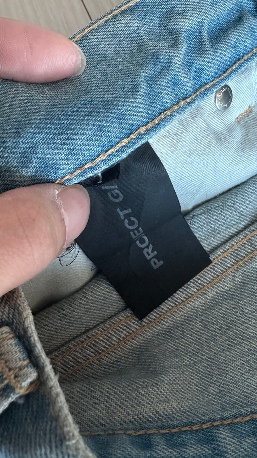 [1]프로젝트gr 디스트레스드 플레어 진 블루 상품이미지4