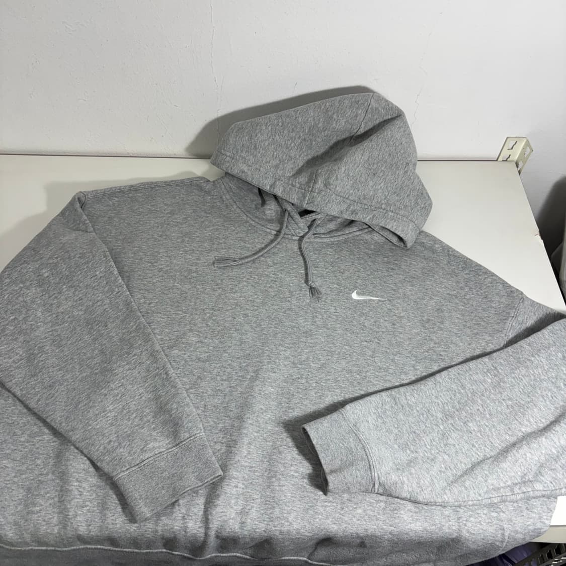 2XL 나이키 그레이 스우시 후드티 상품이미지2