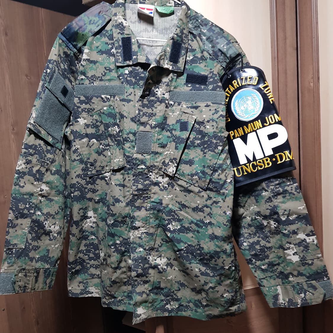 S-R /미군 USA 프로퍼/유엔사 경비대대 전투복상의/414-MP100 상품이미지3