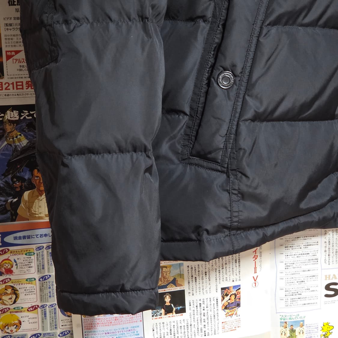 캘빈 클라인 빅 지퍼 포켓 블랙 덕다운 패딩 상품이미지5