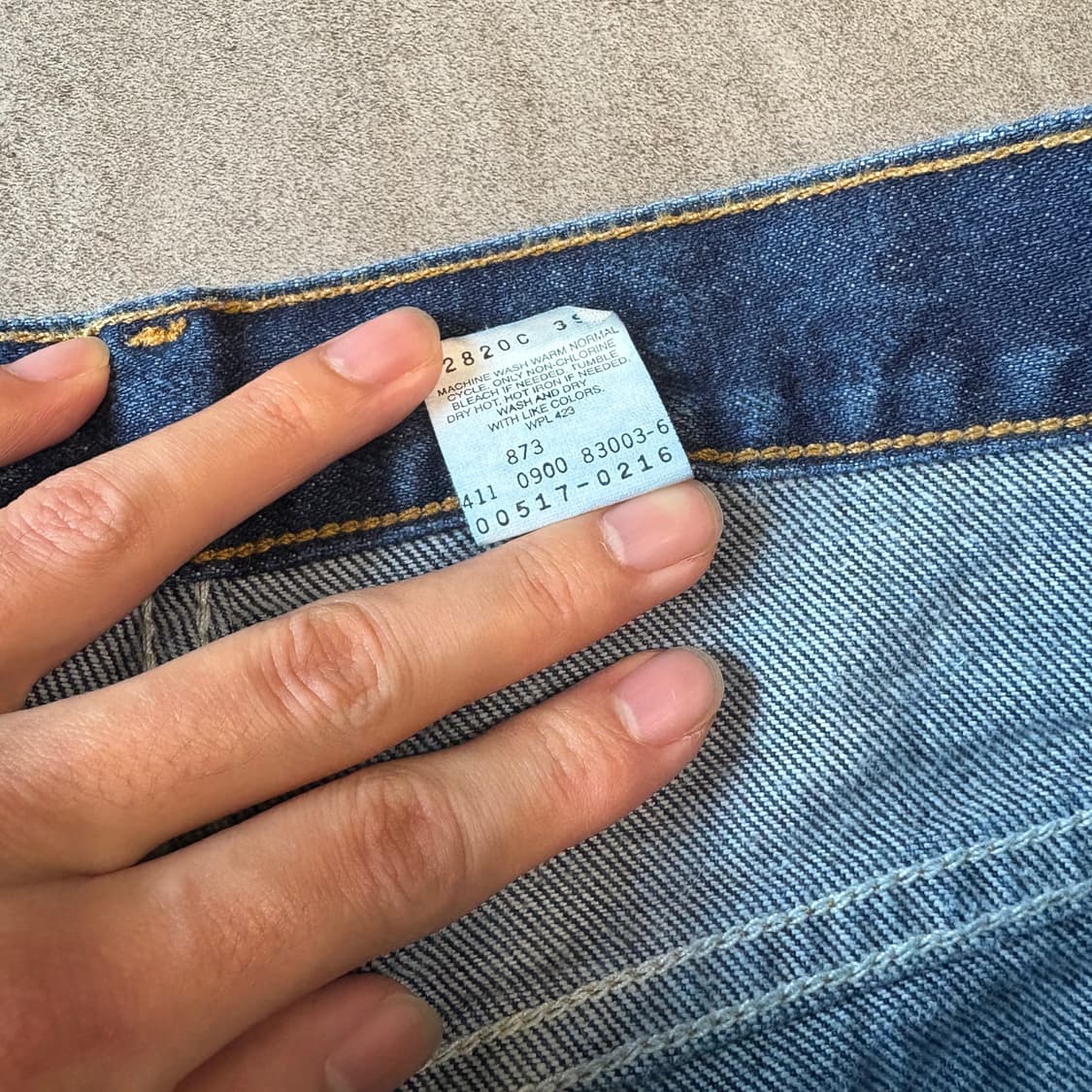리바이스 00년도 멕시코 생산 517 데님 팬츠 상품이미지6