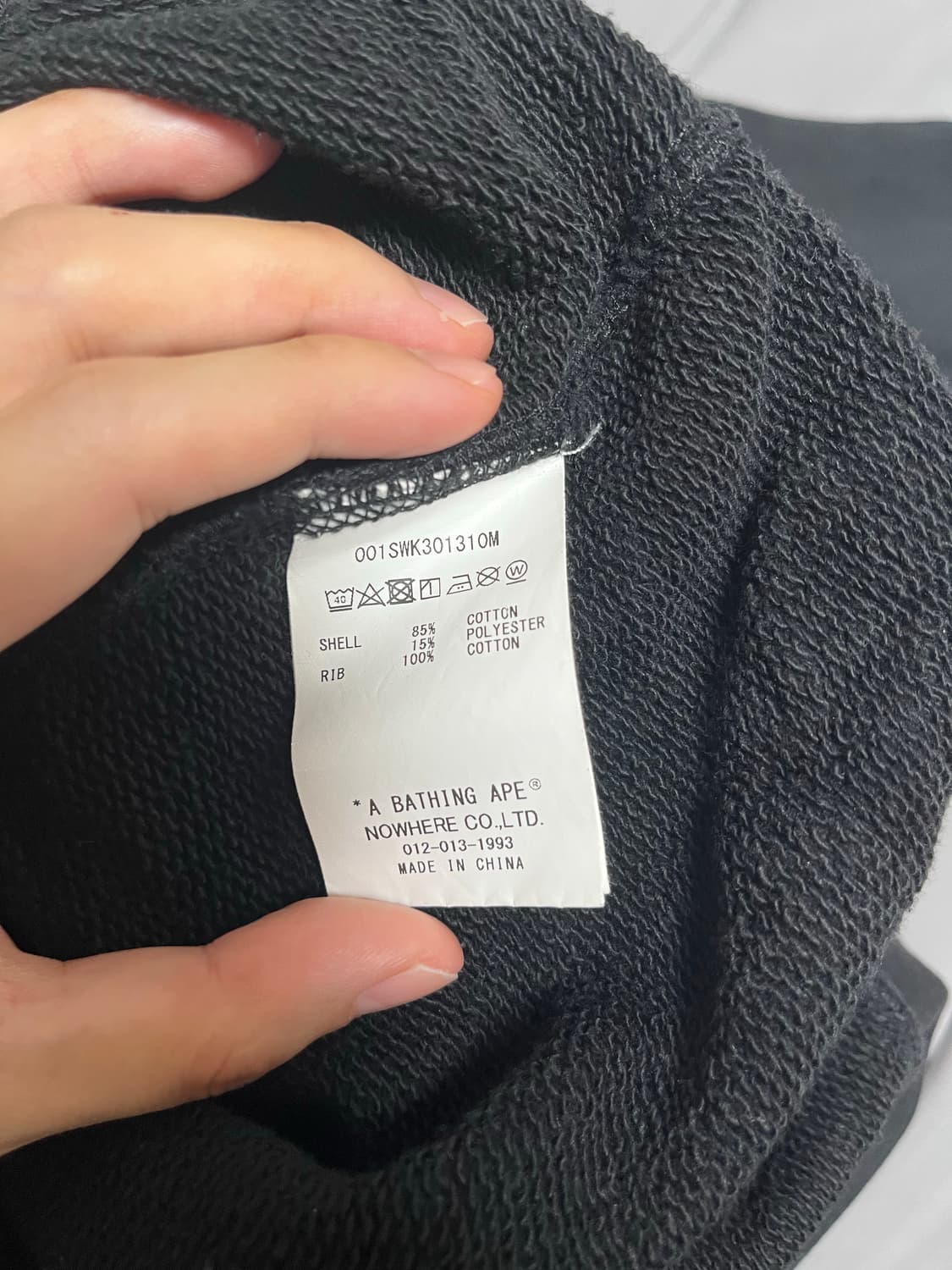 XL 베이프 벚꽃 사루 맨투맨 상품이미지4