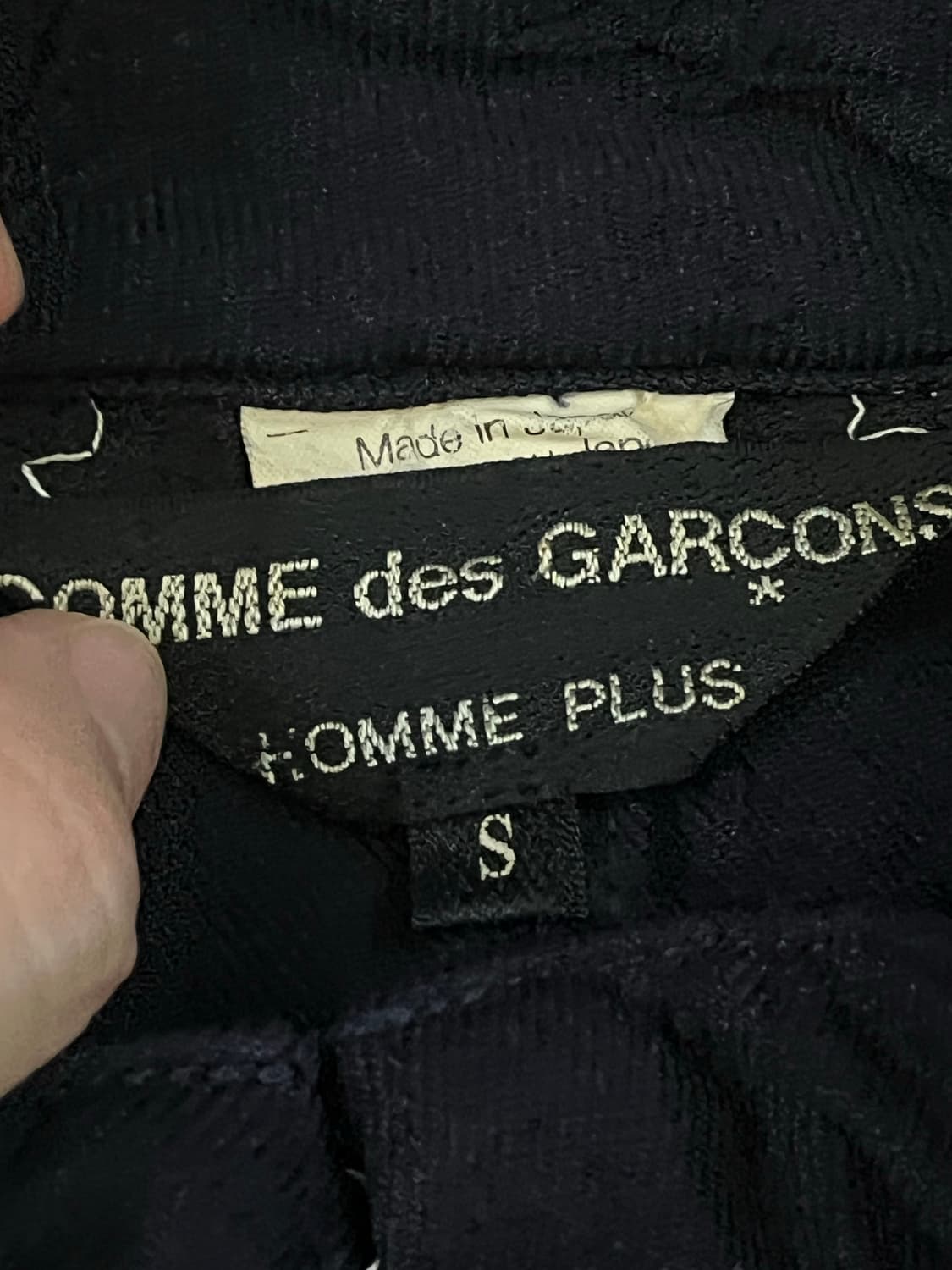 comme des garcons homme plus 축융 폴리 자수 자켓 상품이미지5