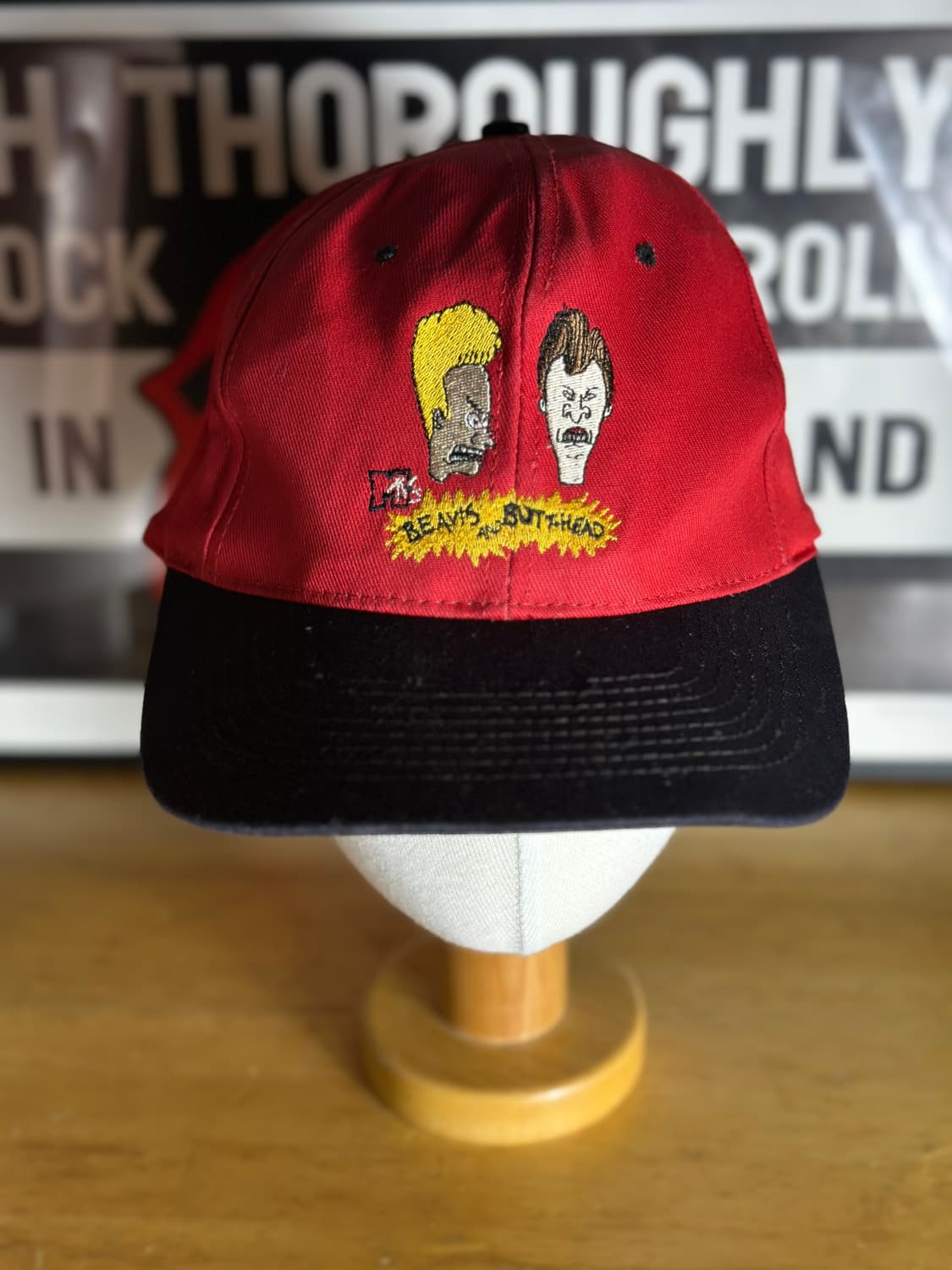 90s Beavis and Butthead 빈티지 비비스앤벗헤드 모자 상품이미지1